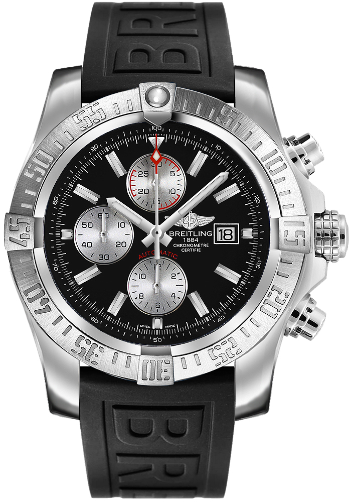 Review Breitling Super Avenger II Black Dial Men's Watch A1337111/BC29-155S fake - Click Image to Close